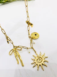 Thumbnail for Multi Charms Golden Chain