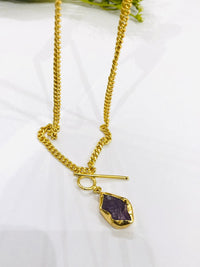 Thumbnail for Purple Stone Long Chain