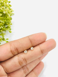 Thumbnail for Small Gold Plated Round Stud