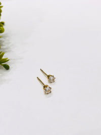 Thumbnail for Small Gold Plated Round Stud