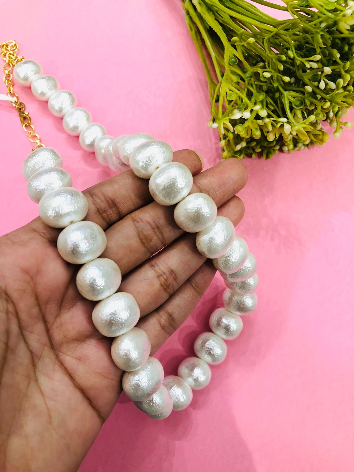 Bold Pearl Necklace