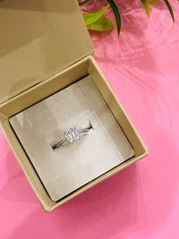 Thumbnail for 925 Silver Plain Baguette Ring