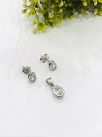 Thumbnail for 925 Silver Delicate Pendant Set