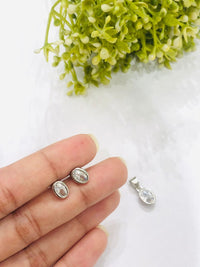 Thumbnail for 925 Silver Delicate Pendant Set