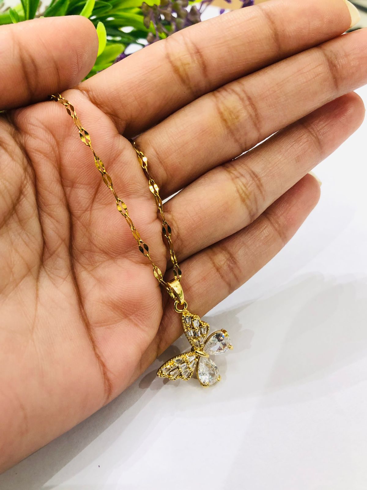 Golden Butterfly Chain
