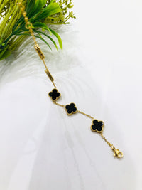 Thumbnail for Black Flower Bracelet