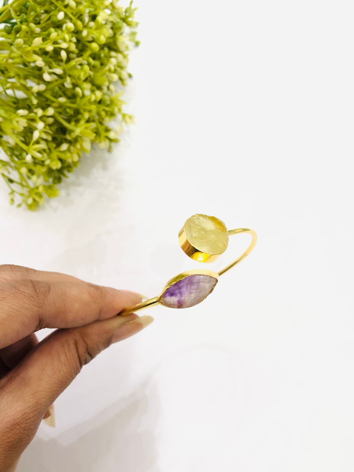 Yellow Purple Bracelet
