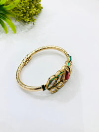 Thumbnail for Ruby Drop Kundan Bracelet