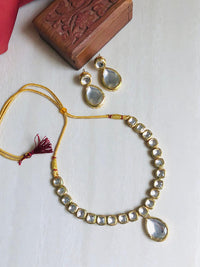 Thumbnail for Classic Polki Necklace Set
