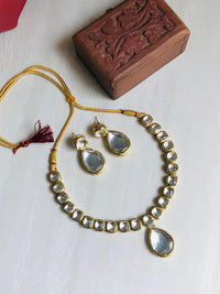 Thumbnail for Classic Polki Necklace Set