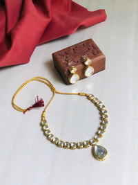 Thumbnail for Classic Polki Necklace Set
