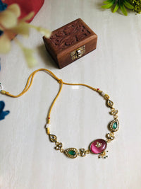 Thumbnail for Graceful Kundan Necklace Set