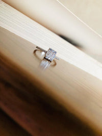Thumbnail for 925 Silver Plain Baguette Ring