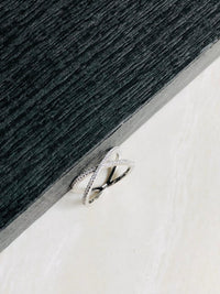 Thumbnail for 925 Criss Cross Silver Ring