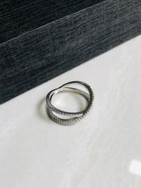 Thumbnail for 925 Criss Cross Silver Ring