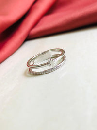 Thumbnail for 925 Silver Dual Band Ring