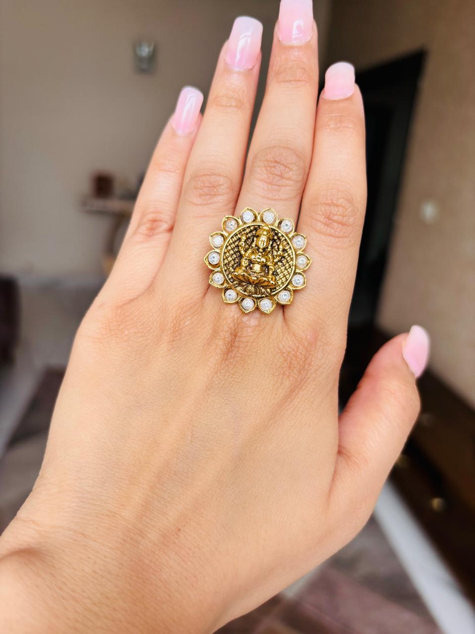 Laxmi Ji Polki Ring