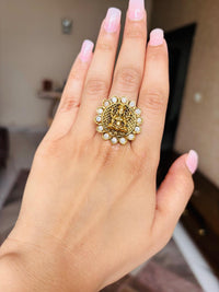 Thumbnail for Laxmi Ji Polki Ring