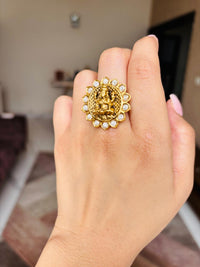 Thumbnail for Laxmi Ji Polki Ring