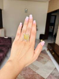 Thumbnail for Golden White Beads Ring