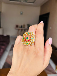 Thumbnail for Rani’s Regalia Kundan Ring