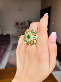 Thumbnail for Emerald Jadau Ring
