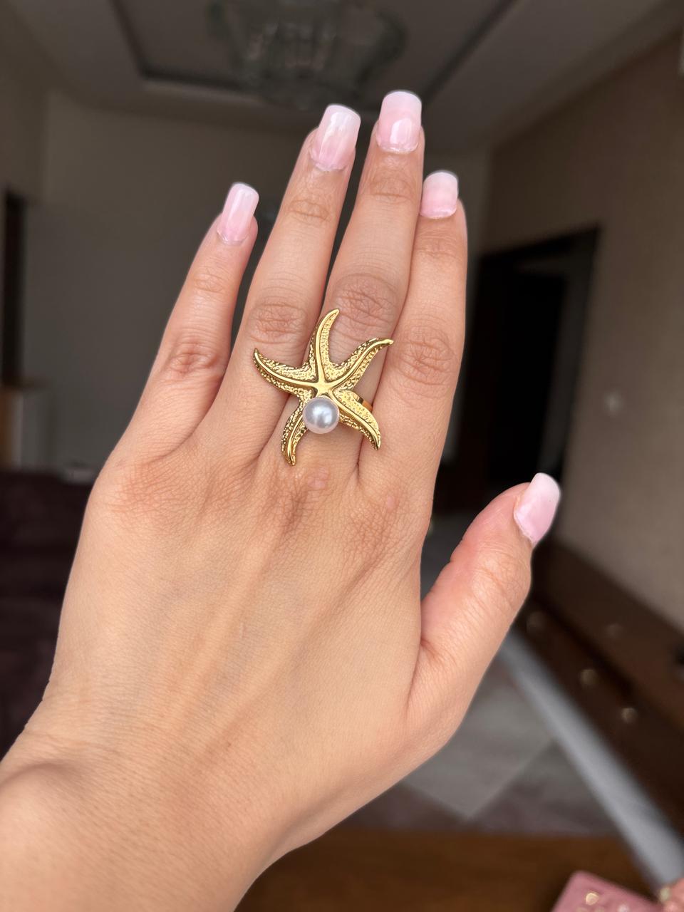 Star Pearl Golden Ring