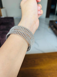 Thumbnail for Diamond Baguette Bangles