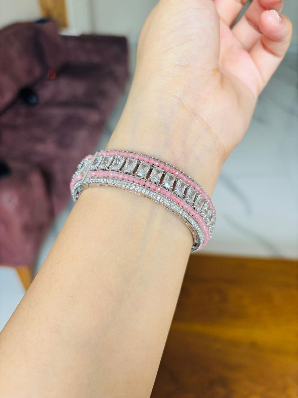 Semi Precious Kada Bangle