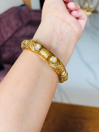 Thumbnail for Gold Polki Bangle