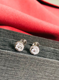 Thumbnail for 925 Silver Gleam Round Earrings