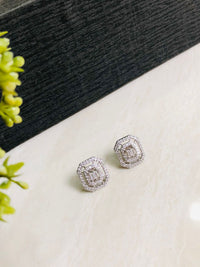 Thumbnail for 925 Silver Big Baguette Pendant Set