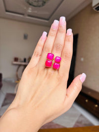 Thumbnail for Pink Golden Stone Ring