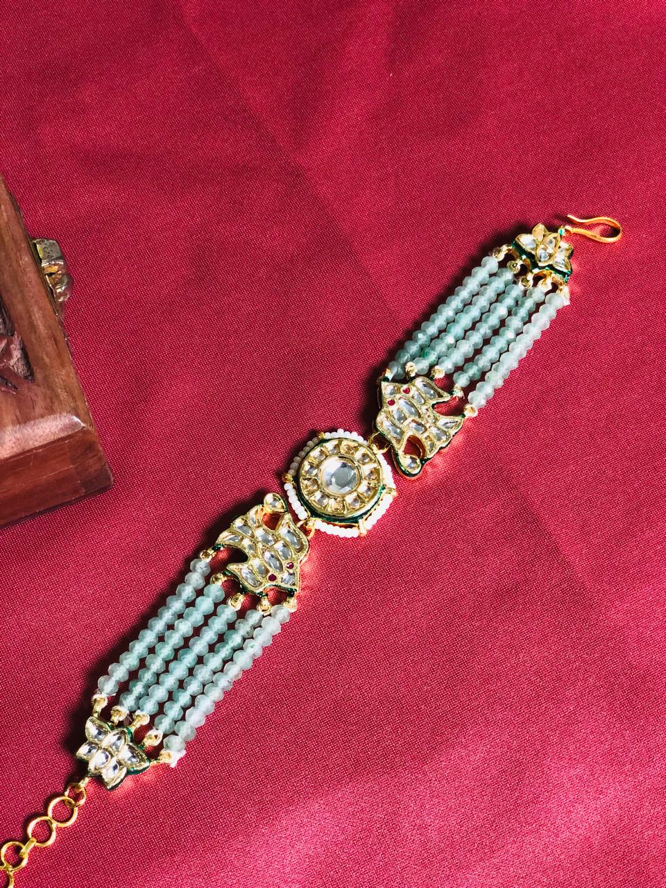 Green Polki Bracelet