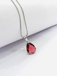 Thumbnail for Red Drop Pendant Set