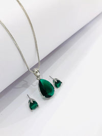 Thumbnail for Green Drop Pendant Set
