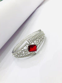 Thumbnail for Red Stone Diamond Bracelet