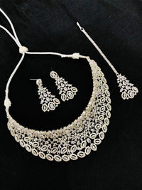 Thumbnail for Diamond Choker Necklace Set