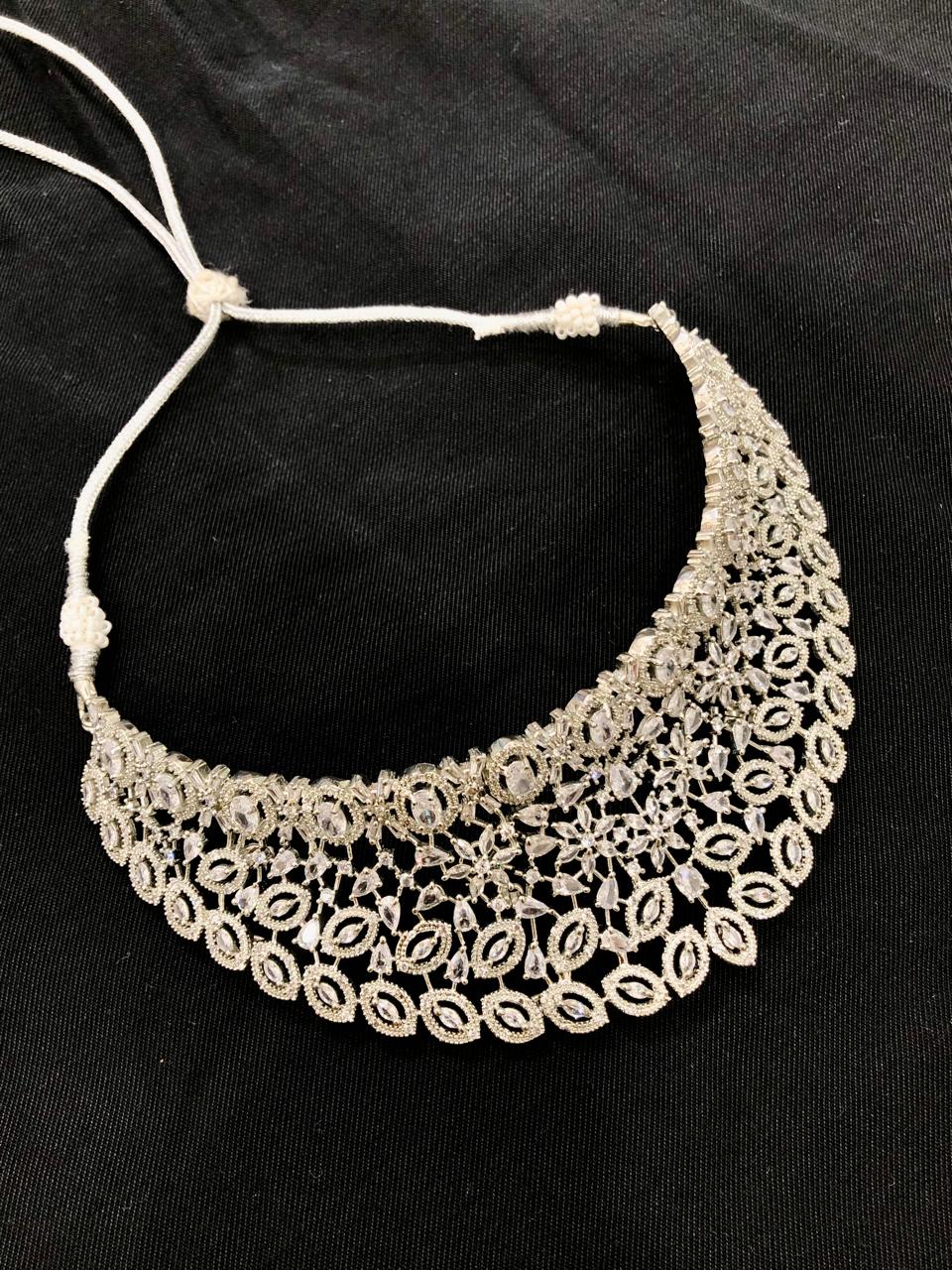 Diamond Choker Necklace Set