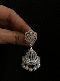 Thumbnail for Gleam Pearl Jhumki Earrings