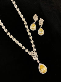 Thumbnail for Elegant Yellow Sapphire Necklace Set