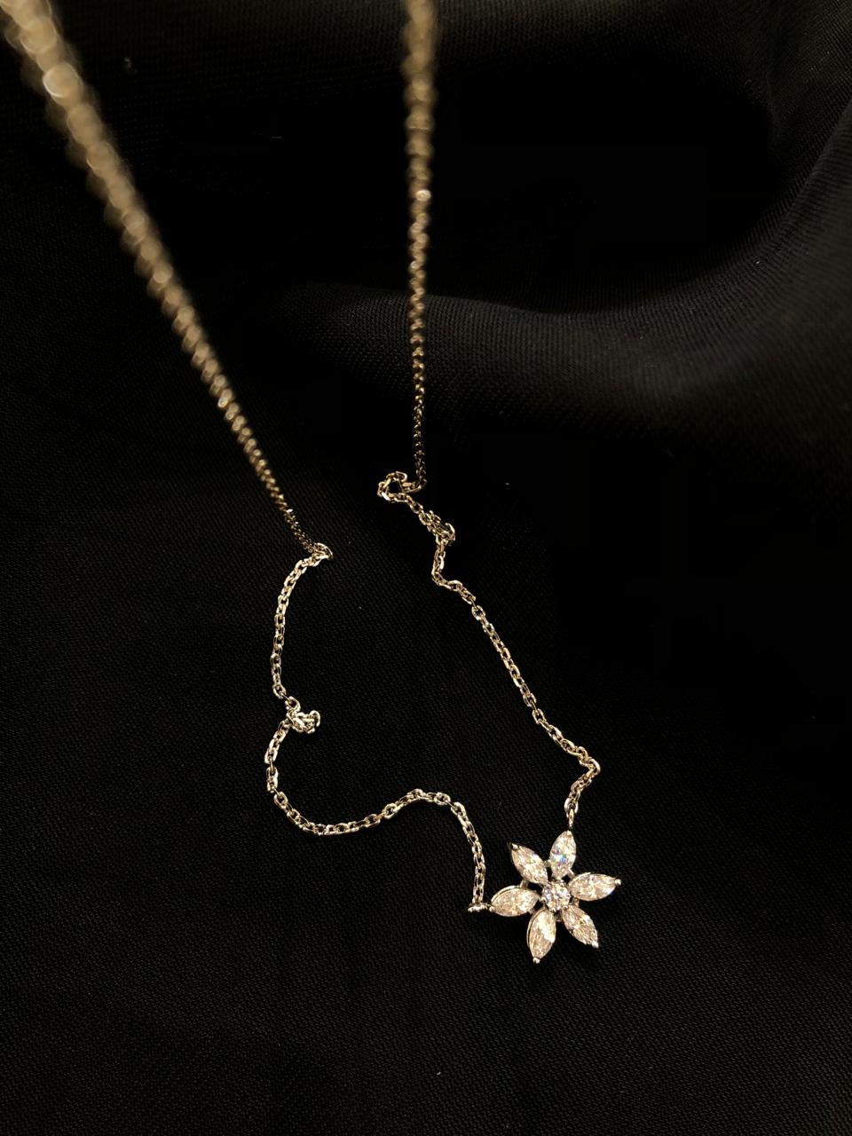 925 Silver Flower Chain