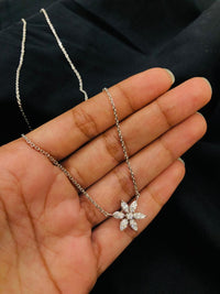 Thumbnail for 925 Silver Flower Chain