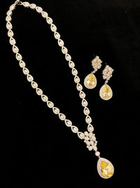 Thumbnail for Elegant Yellow Sapphire Necklace Set