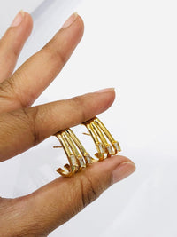 Thumbnail for Line Hoop Earrings