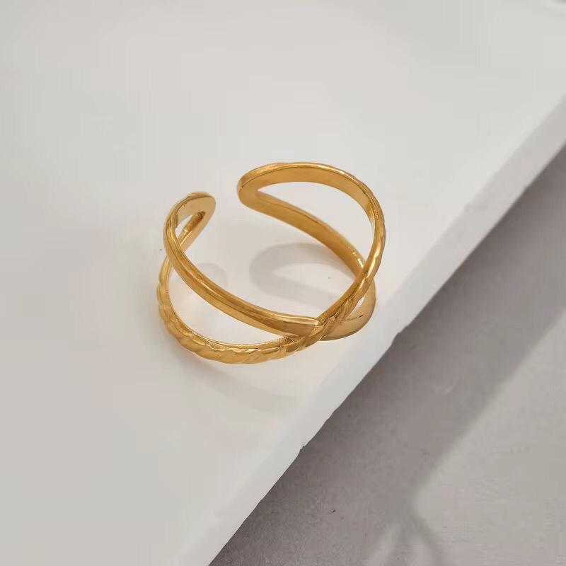 Golden Cross Ring