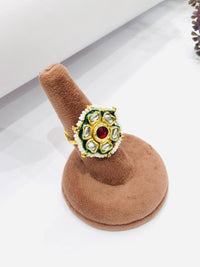 Thumbnail for Kundan Pearl Ring