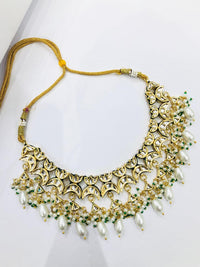 Thumbnail for Kundan Pearl Necklace Set