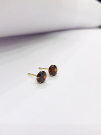 Thumbnail for Red Gem Stone Earrings