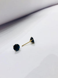 Thumbnail for Blue Gem Stone Earrings